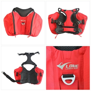 Rucsac multifuncțional pentru animale de companie | Nailon | Lovelonglong | Culoare solidă | Duritate medie