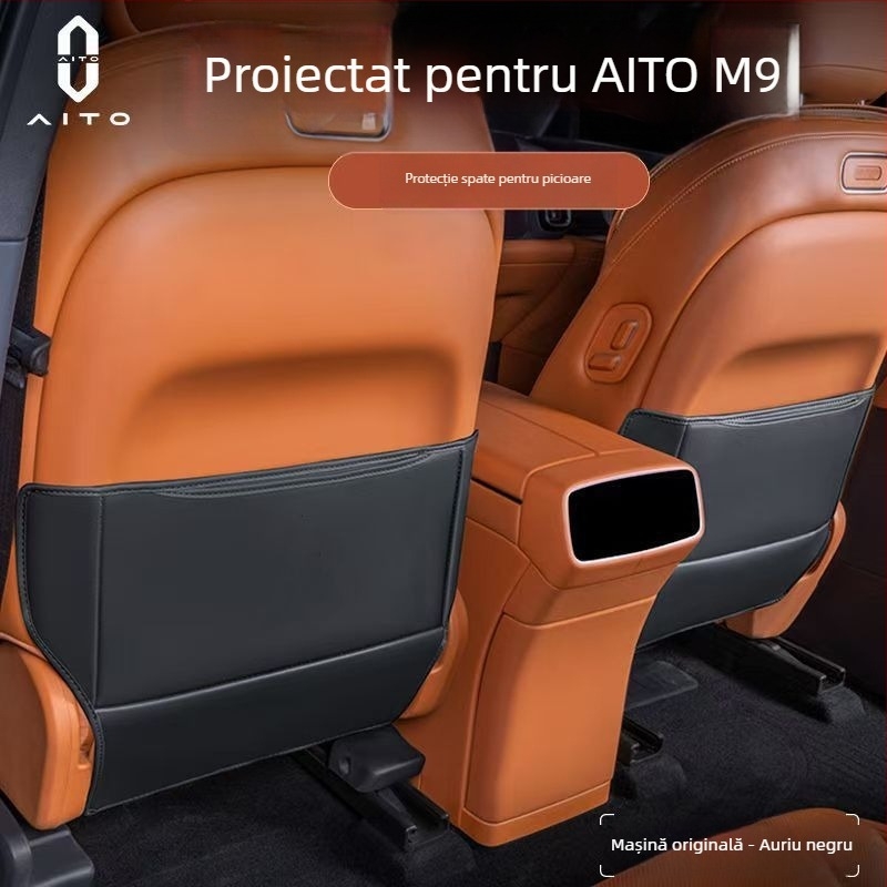 Pad protecție banchetă spate auto – acoperire completă, piele, umplură cu burete, logo personalizabil, potrivire în funcție de modelul mașinii, rezistent la uzură și zgârieturi