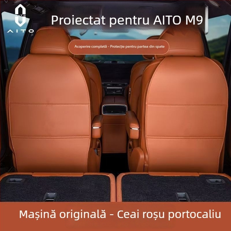 Pad protecție banchetă spate auto – acoperire completă, piele, umplură cu burete, logo personalizabil, potrivire în funcție de modelul mașinii, rezistent la uzură și zgârieturi