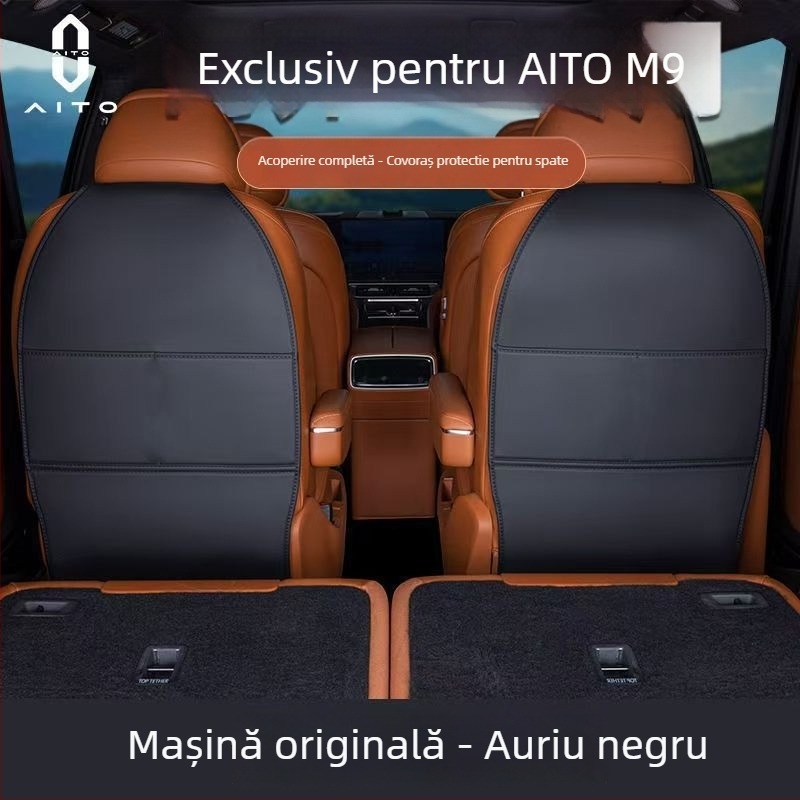 Pad protecție banchetă spate auto – acoperire completă, piele, umplură cu burete, logo personalizabil, potrivire în funcție de modelul mașinii, rezistent la uzură și zgârieturi
