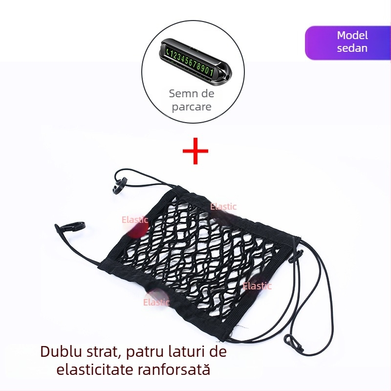 Geantă de depozitare pentru scaun auto, poliester, 2 L, universală, organizator suspendat pentru poziția de mijloc a scaunului