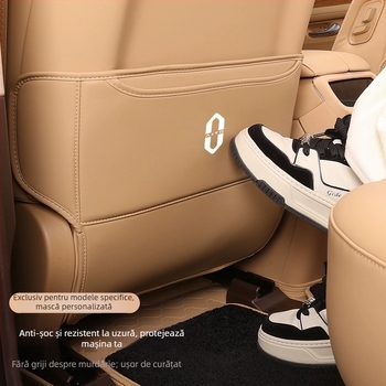 Protecție pentru bancheta din spate din piele cu buzunar de depozitare, marca Tetyue, tip Four Seasons General, umplutură din burete, procesare personalizată