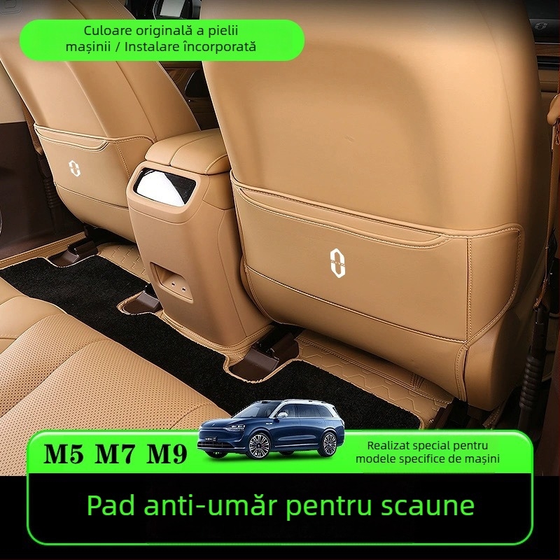 Protecție pentru bancheta din spate din piele cu buzunar de depozitare, marca Tetyue, tip Four Seasons General, umplutură din burete, procesare personalizată