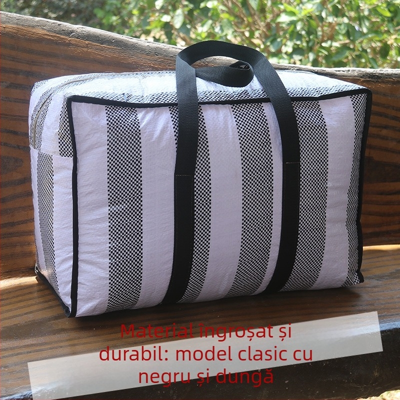 Geantă de depozitare a hainelor — geantă de mână din țesătură, multifuncțională, potrivită pentru mutare (Material: țesătură; Forma: geantă de mână; Funcție: multifuncțională; Scop: mutare)