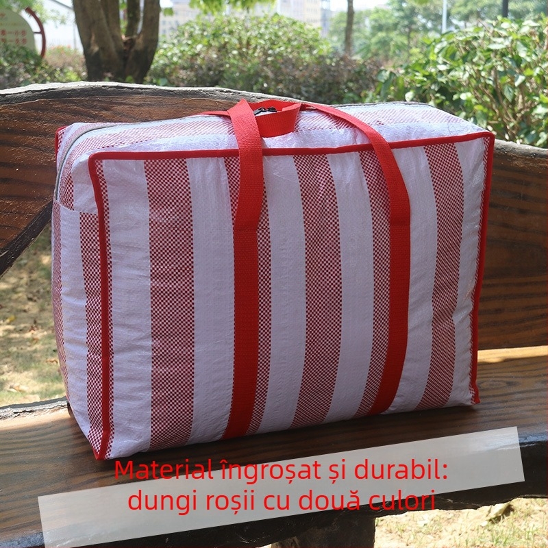 Geantă de depozitare a hainelor — geantă de mână din țesătură, multifuncțională, potrivită pentru mutare (Material: țesătură; Forma: geantă de mână; Funcție: multifuncțională; Scop: mutare)