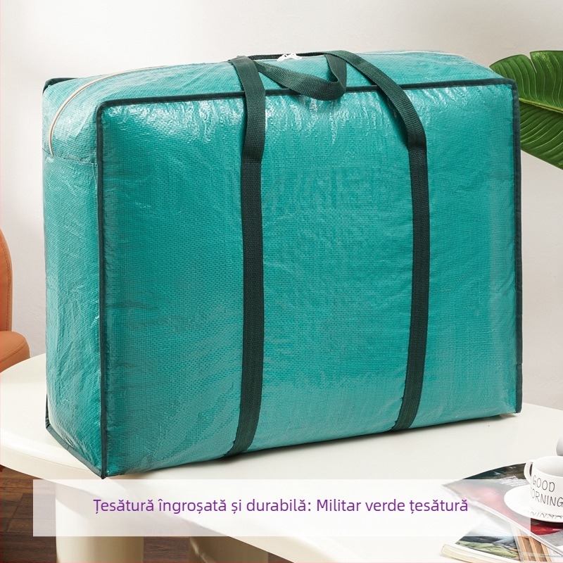 Geantă de depozitare a hainelor — geantă de mână din țesătură, multifuncțională, potrivită pentru mutare (Material: țesătură; Forma: geantă de mână; Funcție: multifuncțională; Scop: mutare)