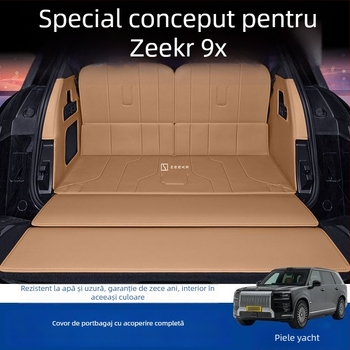 Covor portbagaj Zeekr 9X cu protecție în jurul portbagajului și protecție a spătarului, accesoriu interior personalizabil, respirabil, imprimare logo disponibil