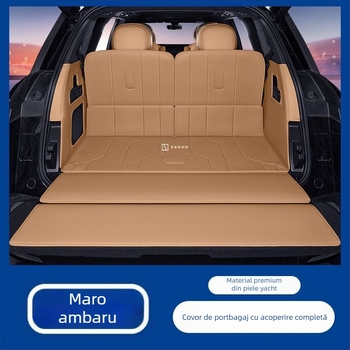 Covor portbagaj Zeekr 9X cu protecție în jurul portbagajului și protecție a spătarului, accesoriu interior personalizabil, respirabil, imprimare logo disponibil