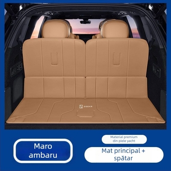 Covor portbagaj Zeekr 9X cu protecție în jurul portbagajului și protecție a spătarului, accesoriu interior personalizabil, respirabil, imprimare logo disponibil