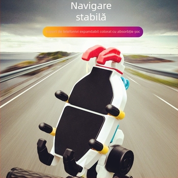Suport pentru telefon pentru motocicletă — antișoc, anti vibrații, amortizare, parasol, personalizare multifuncțională; compatibil cu mașini electrice, motociclete și biciclete. Model: Suport pentru telefon pentru vehicule electrice; Brand: Leading Rider; 