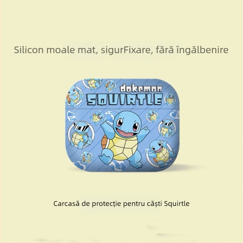 Carcasă de protecție pentru AirPods Pro 2 și AirPods Generația a 4-a — TPU, stil Cartoon, gravură în relief