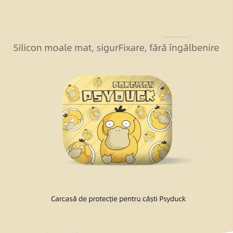 Carcasă de protecție pentru AirPods Pro 2 și AirPods Generația a 4-a — TPU, stil Cartoon, gravură în relief