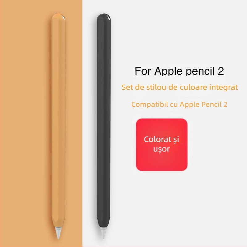 Carcasă din silicon pentru Apple Pencil 2-a generație – protecție anti-cădere, husă moale, stil drăguț, încărcare magnetică, personalizabil