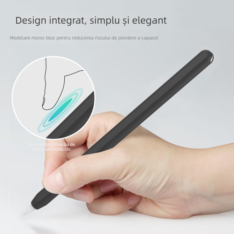 Carcasă din silicon pentru Apple Pencil 2-a generație – protecție anti-cădere, husă moale, stil drăguț, încărcare magnetică, personalizabil