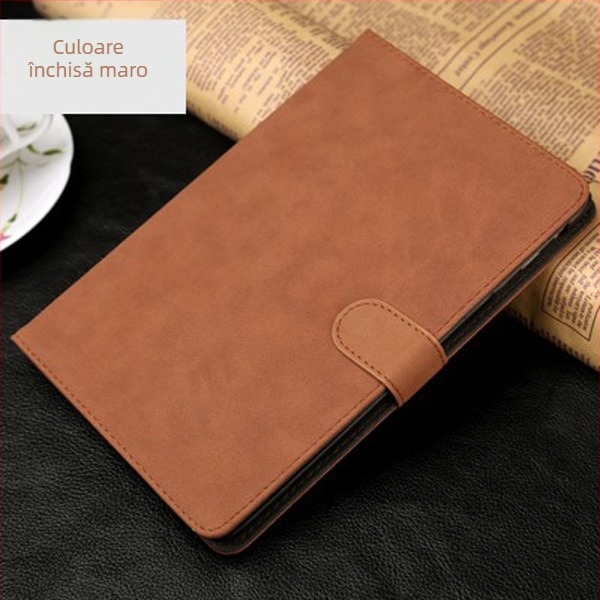 Carcasă flip din piele artificială pentru iPad Apple, stil retro; compatibilă cu iPad 11/10/9/8, iPad Pro 11 și iPad Air 6/7; funcție de somn; disipare a căldurii; protecție la căderi.