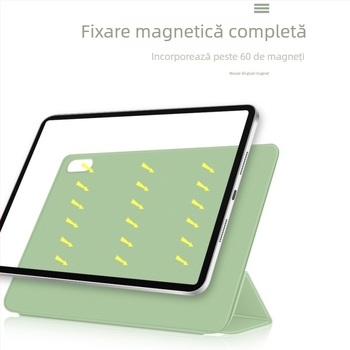 husă Husă din piele sintetică pentru Apple iPad Pro 11, Air 6 și Pro 13 cu clip magnetic cu două fețe, funcție somn, protecție la cădere, suport și disipare a căldurii