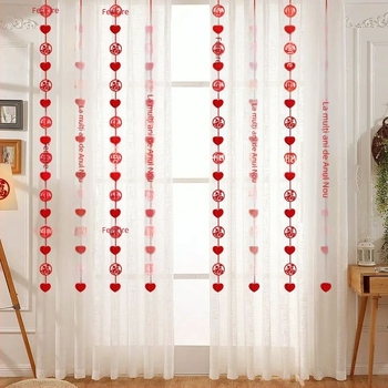 Pandantive pentru perdele, pluș, stil chinezesc, vopsire, brand Xun xiao, sezonul de iarnă 2024