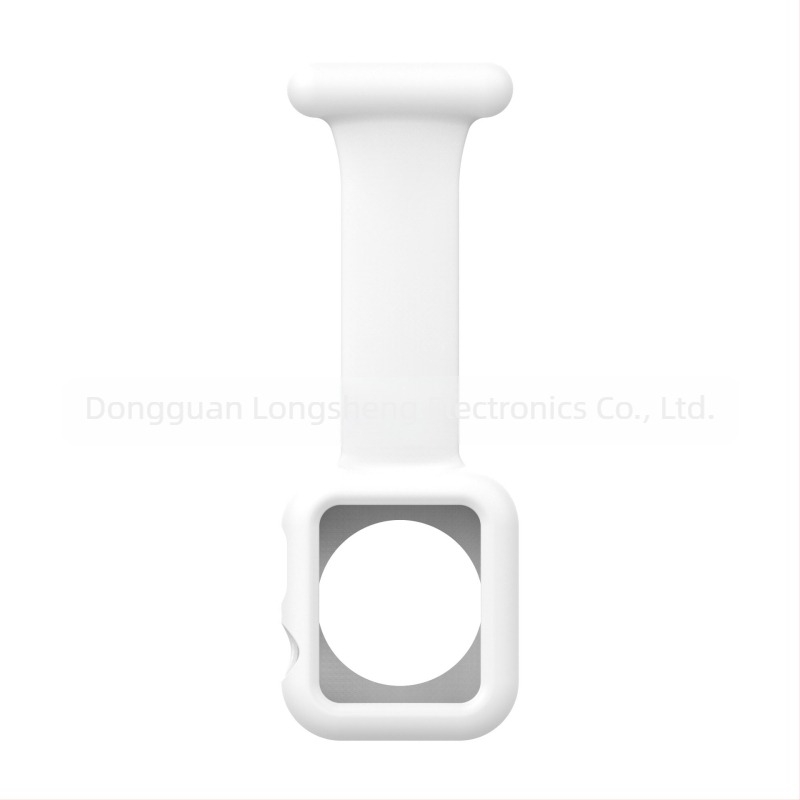 Carcasă protectoare din silicon cu curea pentru Apple Watch Series 3–6 și SE, greutate 12.6–13.6 g