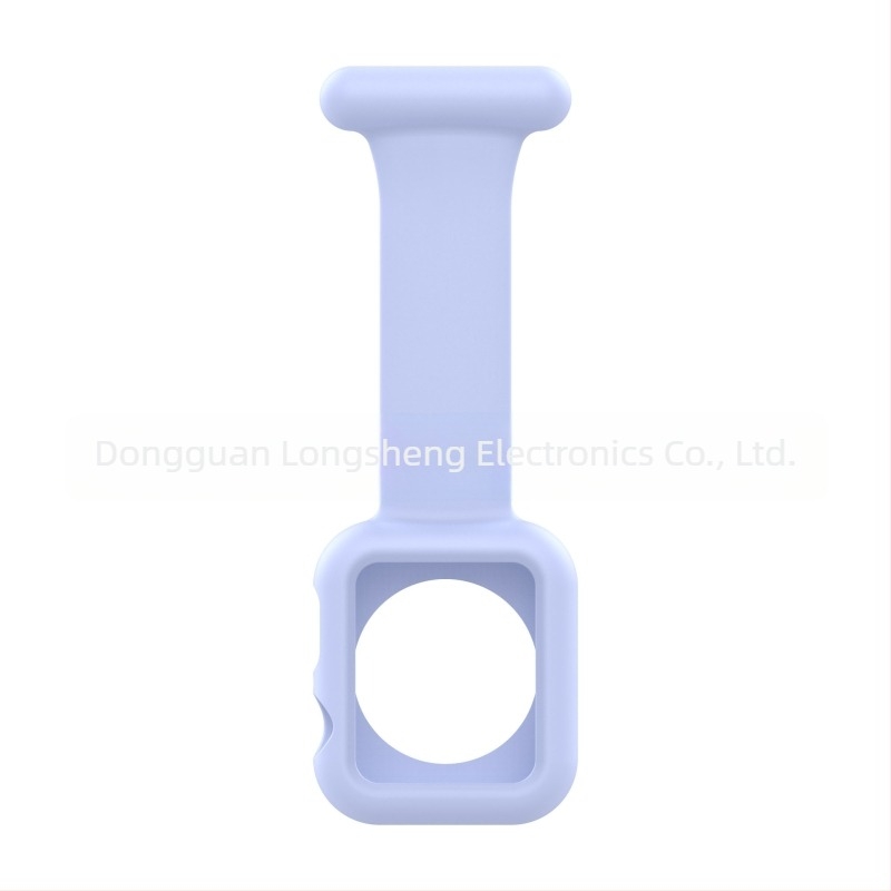 Carcasă protectoare din silicon cu curea pentru Apple Watch Series 3–6 și SE, greutate 12.6–13.6 g