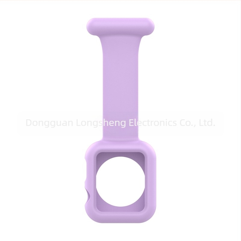 Carcasă protectoare din silicon cu curea pentru Apple Watch Series 3–6 și SE, greutate 12.6–13.6 g