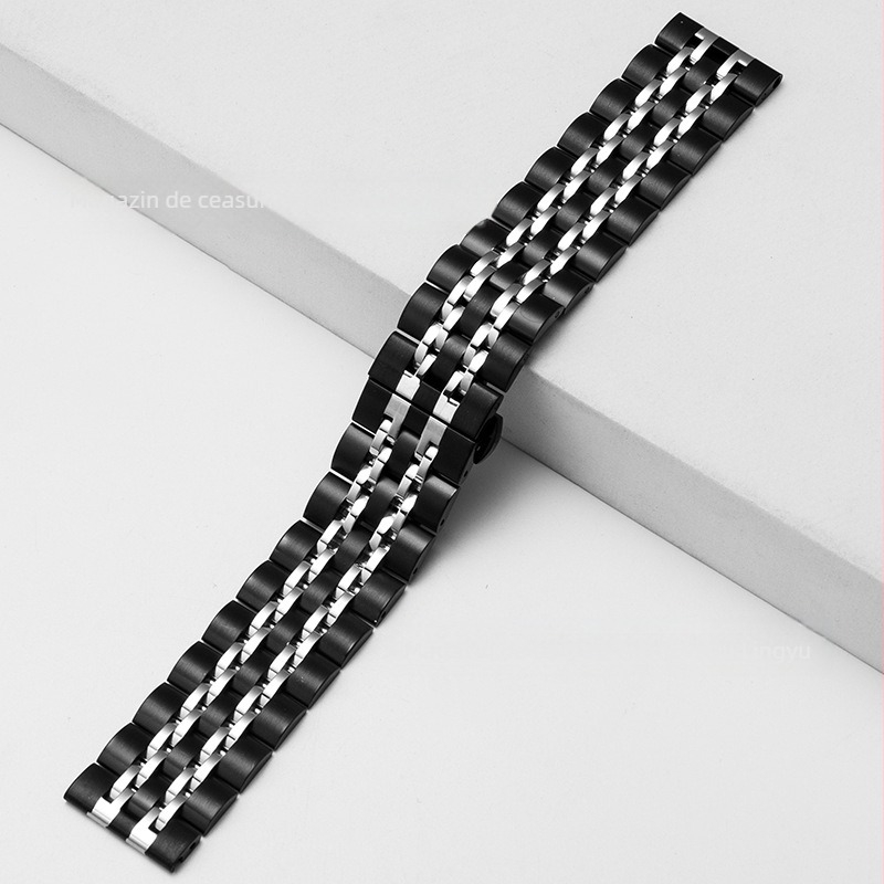 Brățară din oțel inoxidabil pentru Apple Watch, lățime 22mm, compatibilă cu modelele Apple/General, greutate 0.1