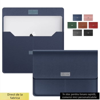 OLCK sac interior pentru MacBook Pro/Air și altele; materiale: piele ecologică, feltru; tip: liner bag; compatibilitate: MacBook Pro/Air și altele