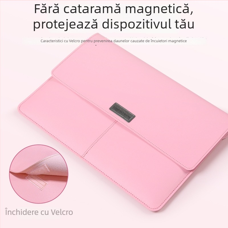 OLCK sac interior pentru MacBook Pro/Air și altele; materiale: piele ecologică, feltru; tip: liner bag; compatibilitate: MacBook Pro/Air și altele