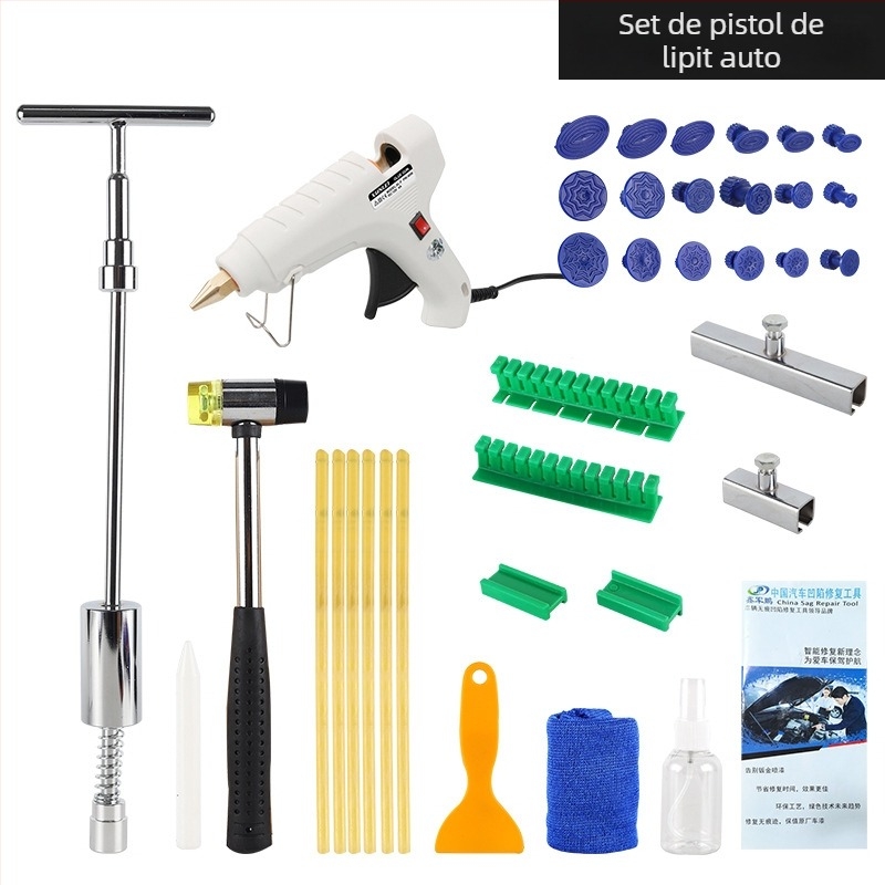 Unealtă de reparație a denivelărilor auto - Trăgător pentru denivelări, Îndepărtarea denivelărilor auto, Reparație fără zgârieturi (Brand: Altul; Material: Altul; Domeniu de aplicare: Altul)