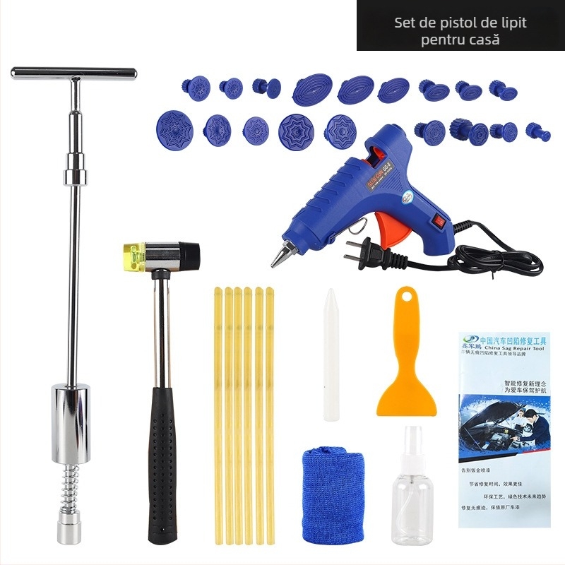 Unealtă de reparație a denivelărilor auto - Trăgător pentru denivelări, Îndepărtarea denivelărilor auto, Reparație fără zgârieturi (Brand: Altul; Material: Altul; Domeniu de aplicare: Altul)