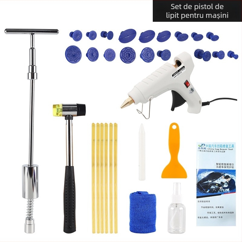 Unealtă de reparație a denivelărilor auto - Trăgător pentru denivelări, Îndepărtarea denivelărilor auto, Reparație fără zgârieturi (Brand: Altul; Material: Altul; Domeniu de aplicare: Altul)