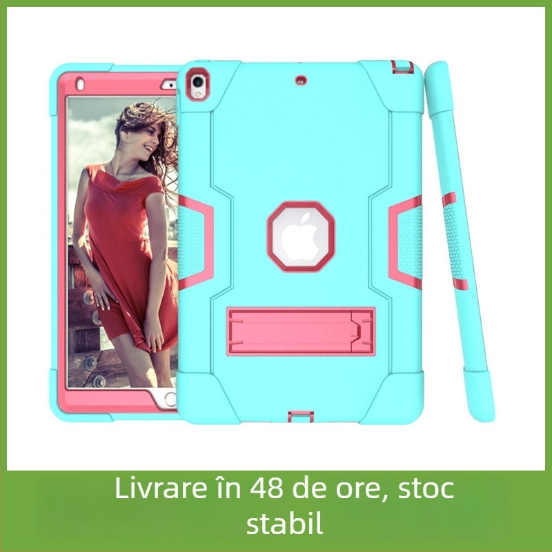 Carcasă protectoare pentru iPad Air 3 (2019) și iPad Pro – TPU, carcasă rigidă cu suport, protecție la șocuri, disipare căldură, rezistență la uzură