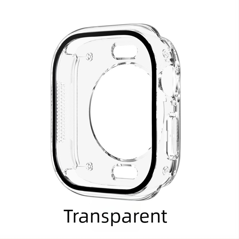 Carcasă de protecție Apple Watch S10 - protecție 360°, rezistentă la praf, film pentru ecran integrat, material PC
