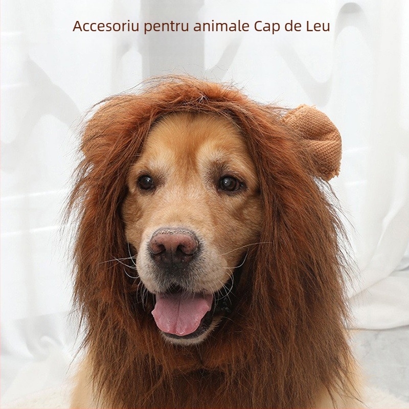 Hartley pălărie pentru cap pentru câini, broderie desene animate — poliester, pentru iarnă