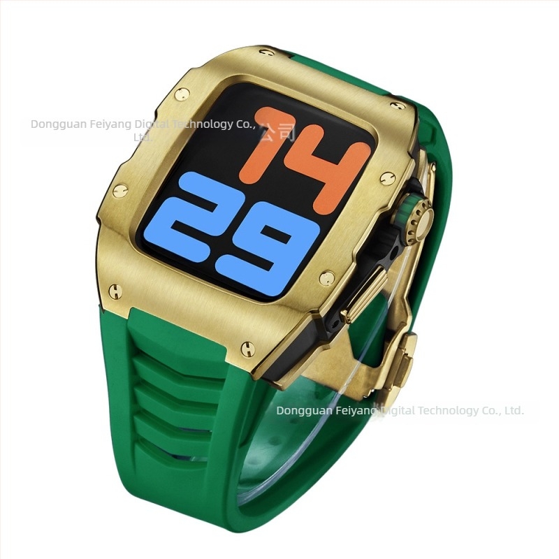 Carcasă de protecție din oțel inoxidabil pentru Apple Watch, compatibilă cu curea iWatch S98, producție independentă, etichetă privată licențiată