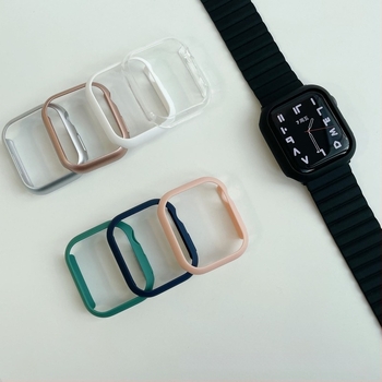 Carcasă de protecție pentru Apple Watch 8/9/10, iWatch 7 Gen SE6, carcasă rigidă cu acoperire parțială