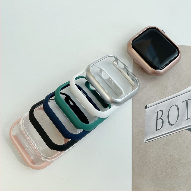 Carcasă de protecție pentru Apple Watch 8/9/10, iWatch 7 Gen SE6, carcasă rigidă cu acoperire parțială