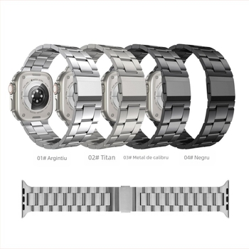 Brățară din oțel inoxidabil cu cataramă magnetică pentru Apple Watch Ultra
