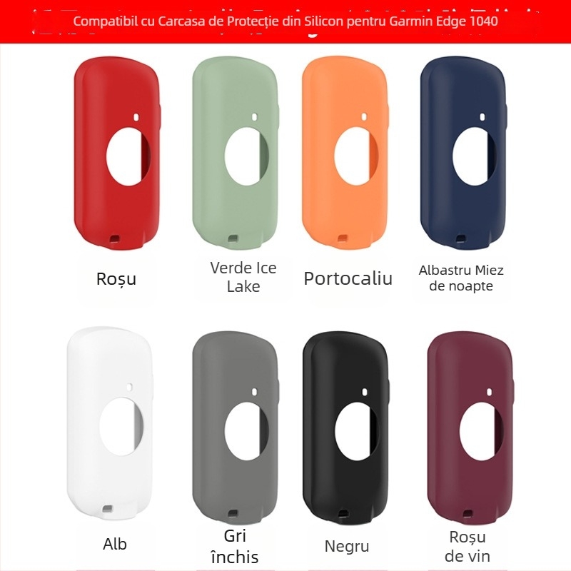 Carcasă de protecție din silicon Garmin Edge 1040, 8 g, ambalaj OPP independent