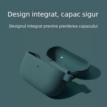 Carcasă din silicon cu model lychee pentru AirPods Pro 3 și Pro 2, husă moale