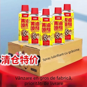 Spray lubrifiant pentru încuietori și balamale de uși și ferestre; îndepărtarea ruginii și ungere; rezistență la temperatură până la 99°C