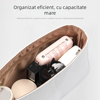 Geantă de machiaj Loewe, material Tyvek, formă cubică, multifuncțională, stil modern minimalist, model LB62402