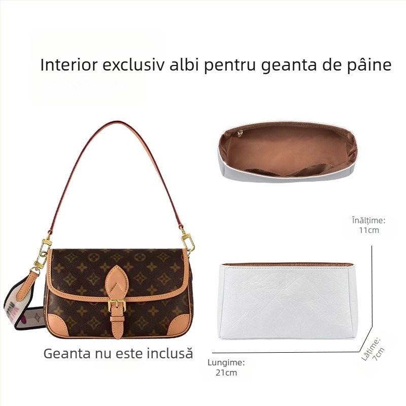 Geantă de machiaj Loewe, material Tyvek, formă cubică, multifuncțională, stil modern minimalist, model LB62402