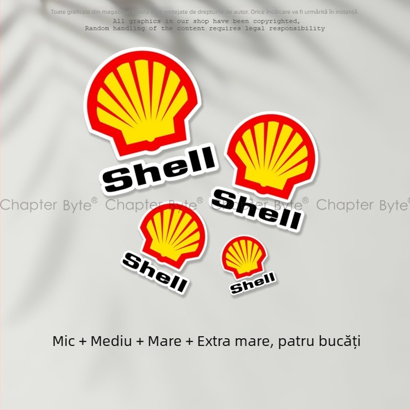 Autocolante pentru caroseria mașinii, model desen animat, instalare adezivă, marca Chapter Byte