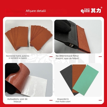 Patch scraper cu piele de cerb imitata | Its Force | Licențiată etichetă privată: Da | Compatibil cu modele generale | Procesare personalizabilă