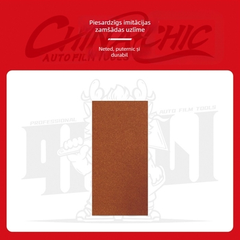 Patch scraper cu piele de cerb imitata | Its Force | Licențiată etichetă privată: Da | Compatibil cu modele generale | Procesare personalizabilă