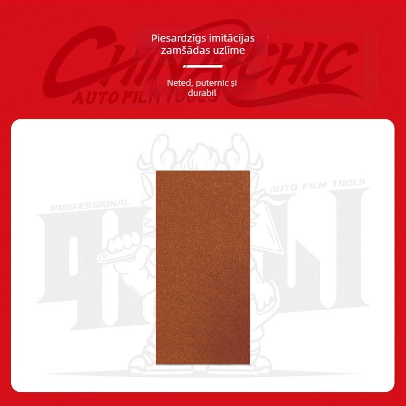 Patch scraper cu piele de cerb imitata | Its Force | Licențiată etichetă privată: Da | Compatibil cu modele generale | Procesare personalizabilă