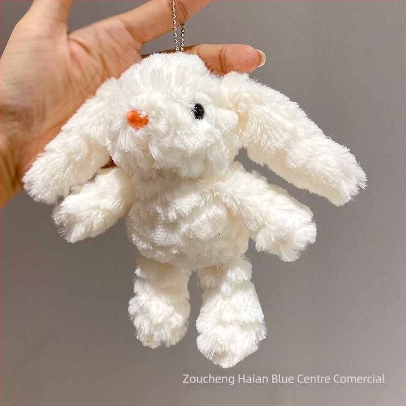 Breloagă din pluș cu iepuraș drăguț – pandant pentru telefon