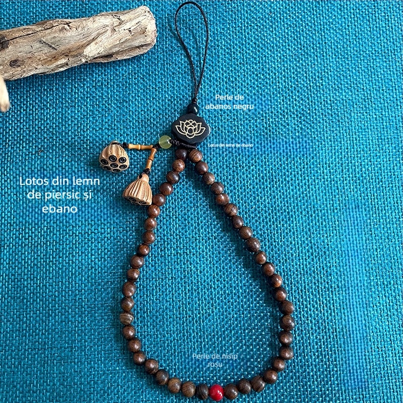 Pandantiv pentru telefon din lemn, decor cu diamante, formă geometrică, unisex, decorativ