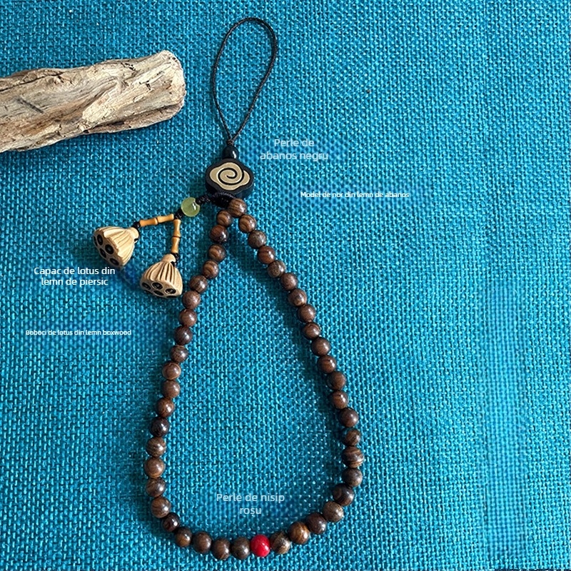 Pandantiv pentru telefon din lemn, decor cu diamante, formă geometrică, unisex, decorativ