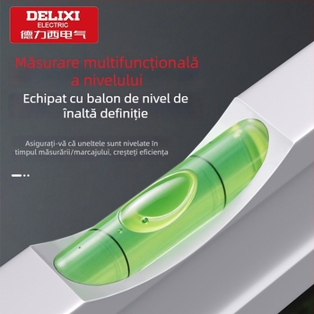 Delixi Electric Riglă unghi drept din aluminiu, 90°, îngroșată, multifuncțională, precizie înaltă pentru tâmplărie
